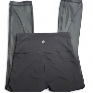 Lululemon Wunder Under High-Rise Tight 28" Black Shine Size 2